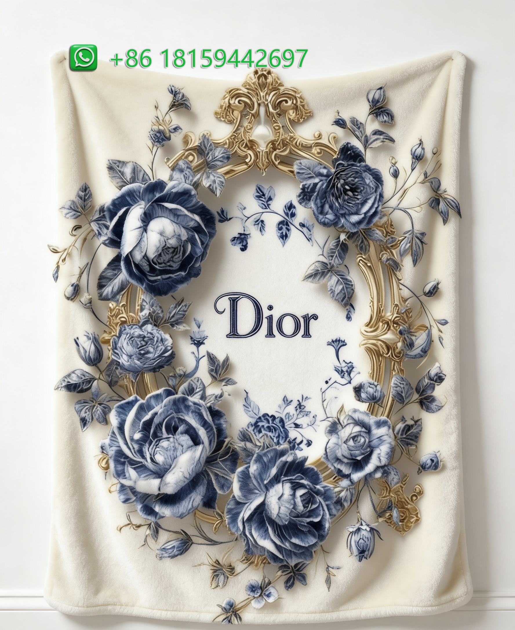 Dior Throw Blankets